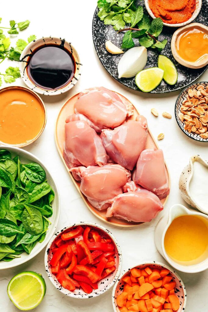 slow cooker chicken satay