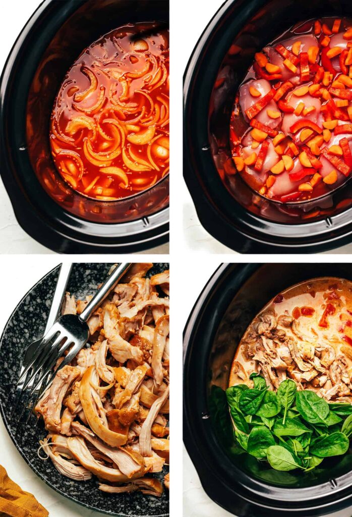 slow cooker chicken satay