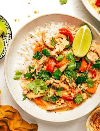 slow cooker chicken satay