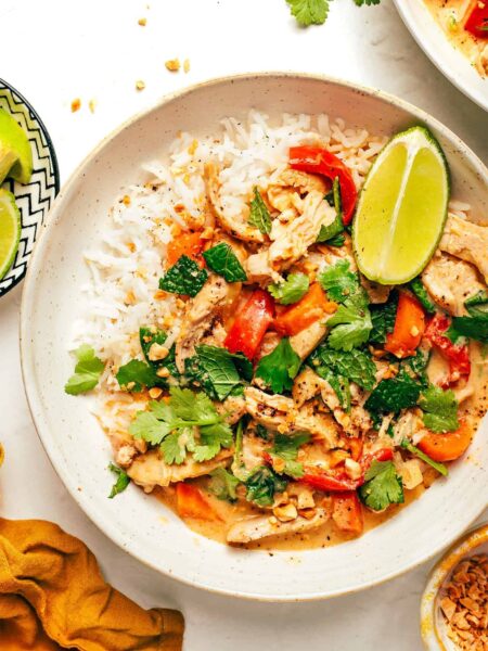 slow cooker chicken satay