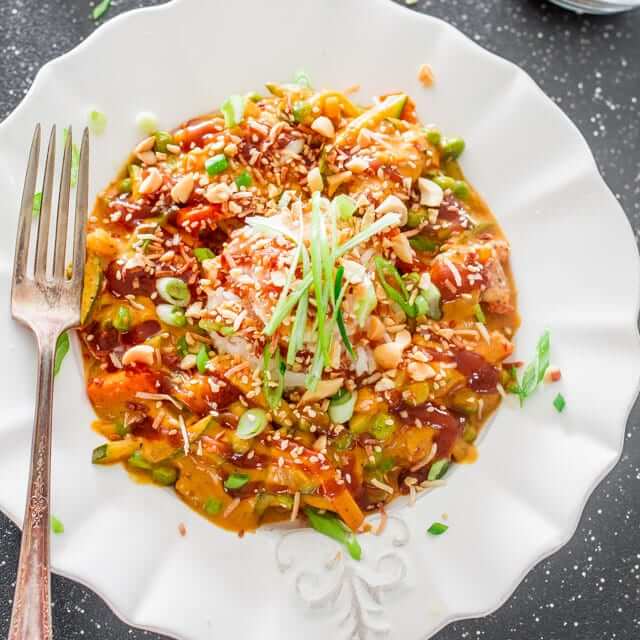 bang bang chicken and shrimp