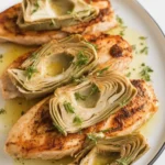 Chicken Carciofi (Italian Chicken with Artichokes & Lemon Cream Sauce)