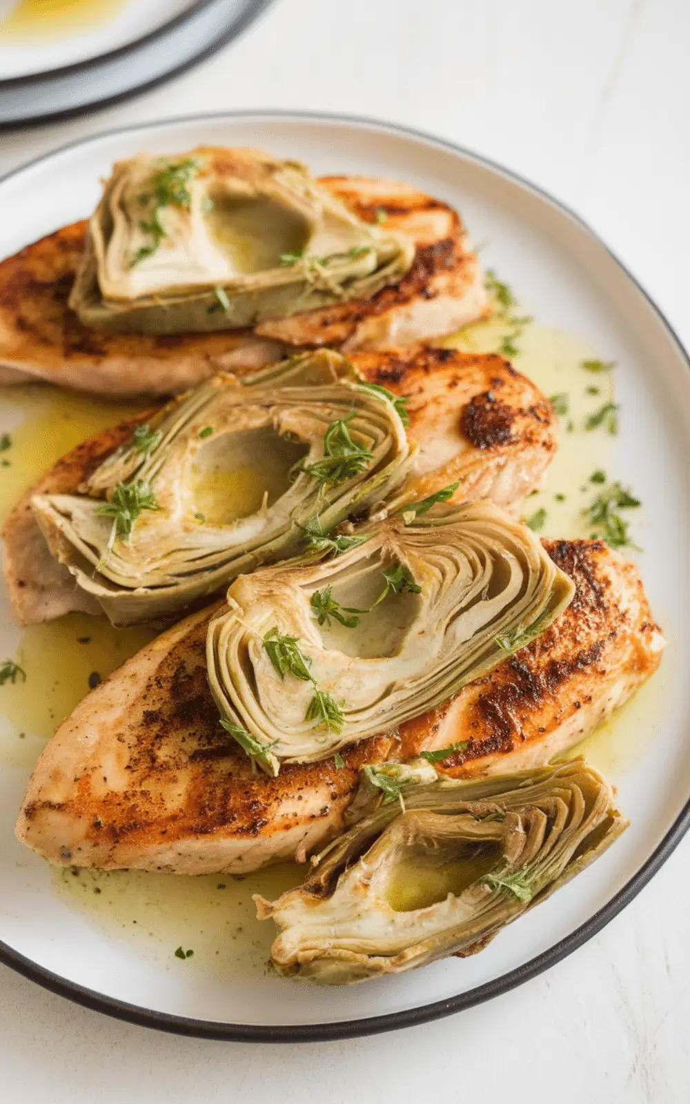 Chicken Carciofi (Italian Chicken with Artichokes & Lemon Cream Sauce)