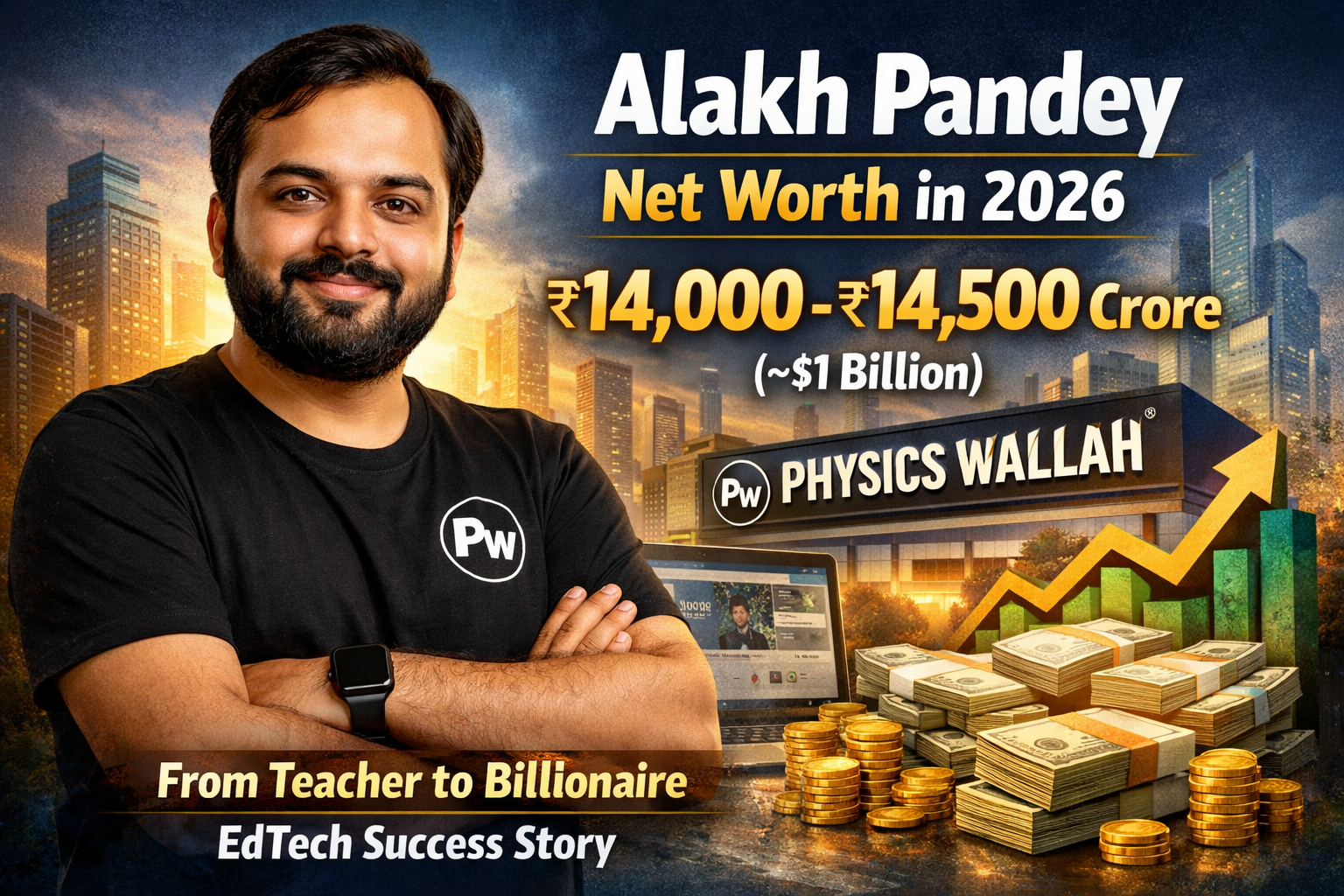 Alakh Pandey Net Worth in Rupees