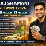 Raj Shamani Net Worth 2026: Income, Business & Growth